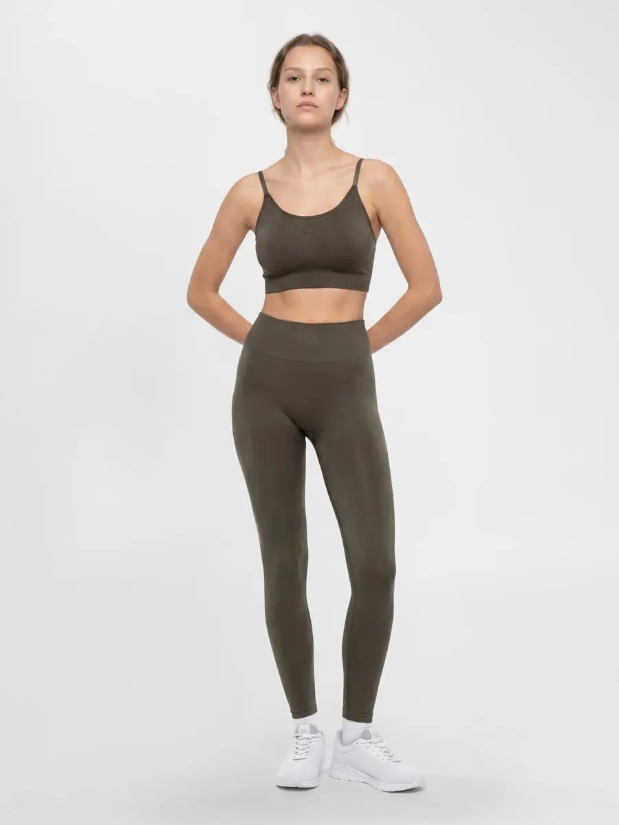 Hummel Flow Leggings Dames - Groot Bruin