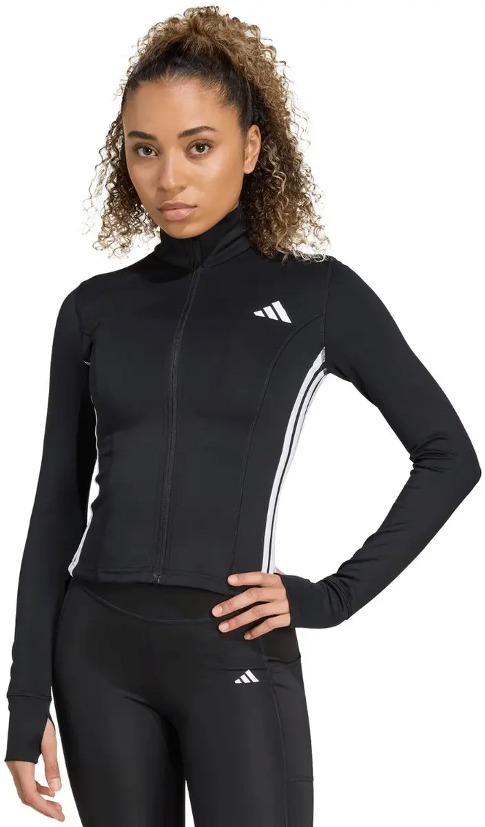 Adidas Workout Essentials 3 Stripes Zip Through Sweatvest