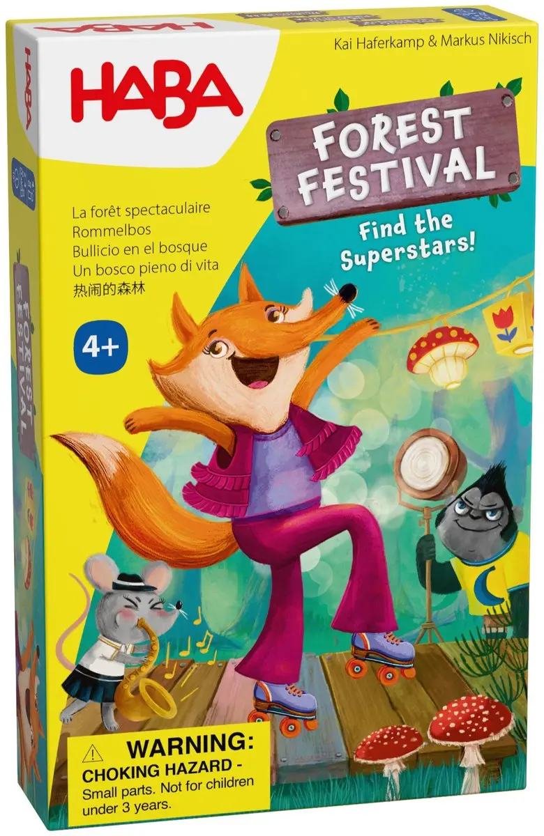 Haba Forest Festival & Little Fox - 2 Spellen - Vanaf 4 jaar