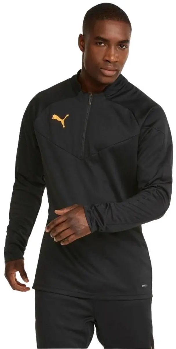 PUMA IndividualFINAL 1/4 Zip Training Sweater - Zwart 2XL