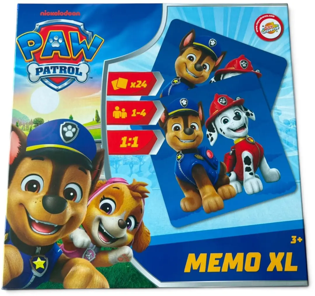 Toy Universe PAW Patrol Memo XL Geheugenspel