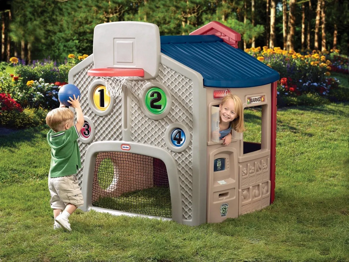 Little Tikes Speelhuis Earth Beige/Rood