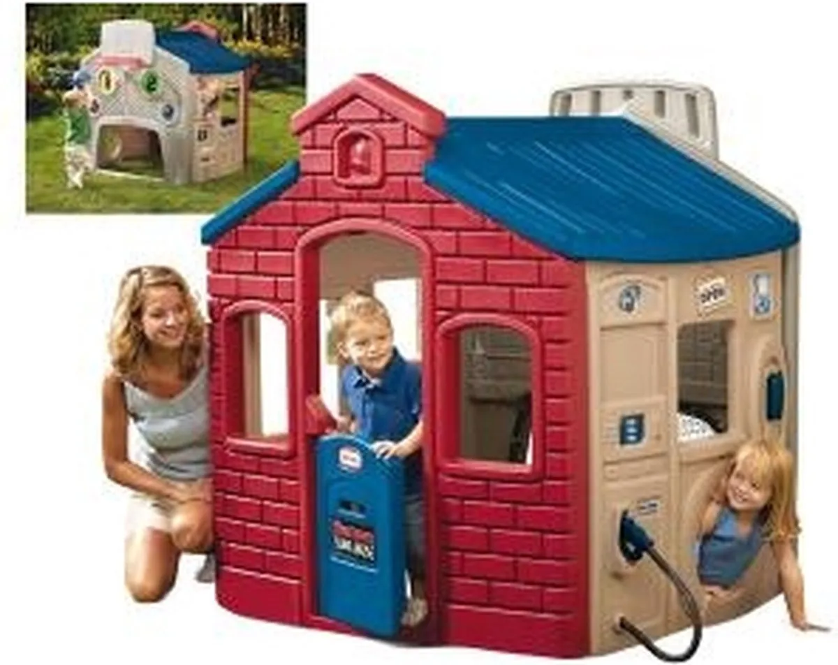 Little Tikes Speelhuis Earth Beige/Rood