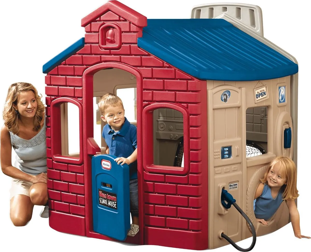 Little Tikes Speelhuis Earth Beige/Rood