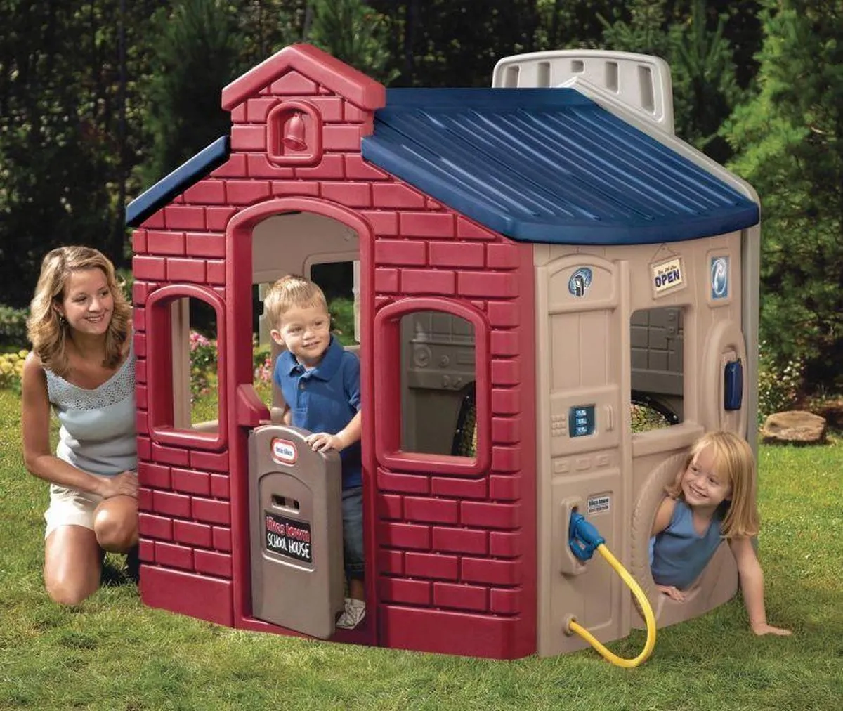 Little Tikes Speelhuis Earth Beige/Rood