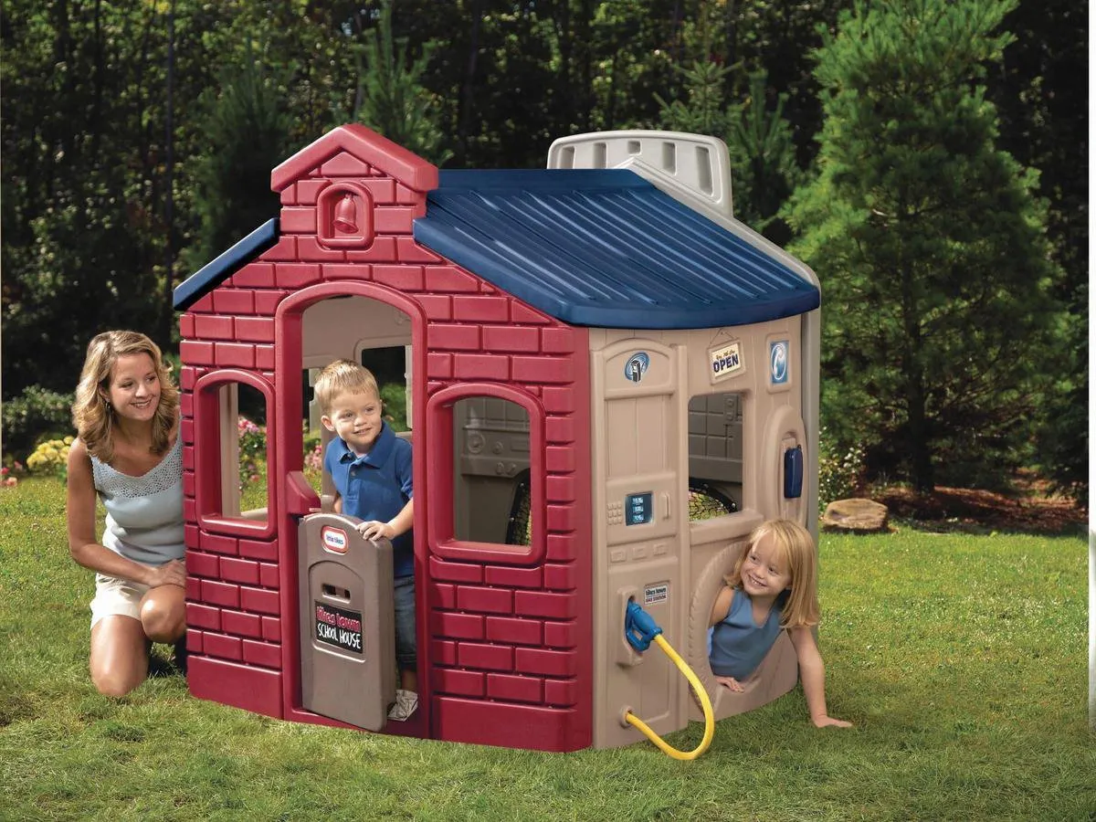 Little Tikes Speelhuis Earth Beige/Rood