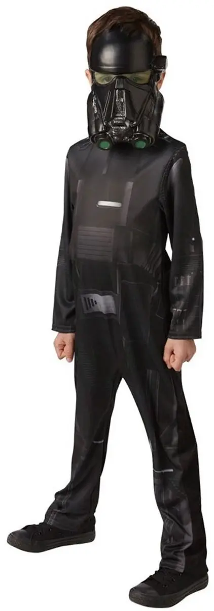 Star Wars Death Trooper Kostuum - 110/116 Zwart