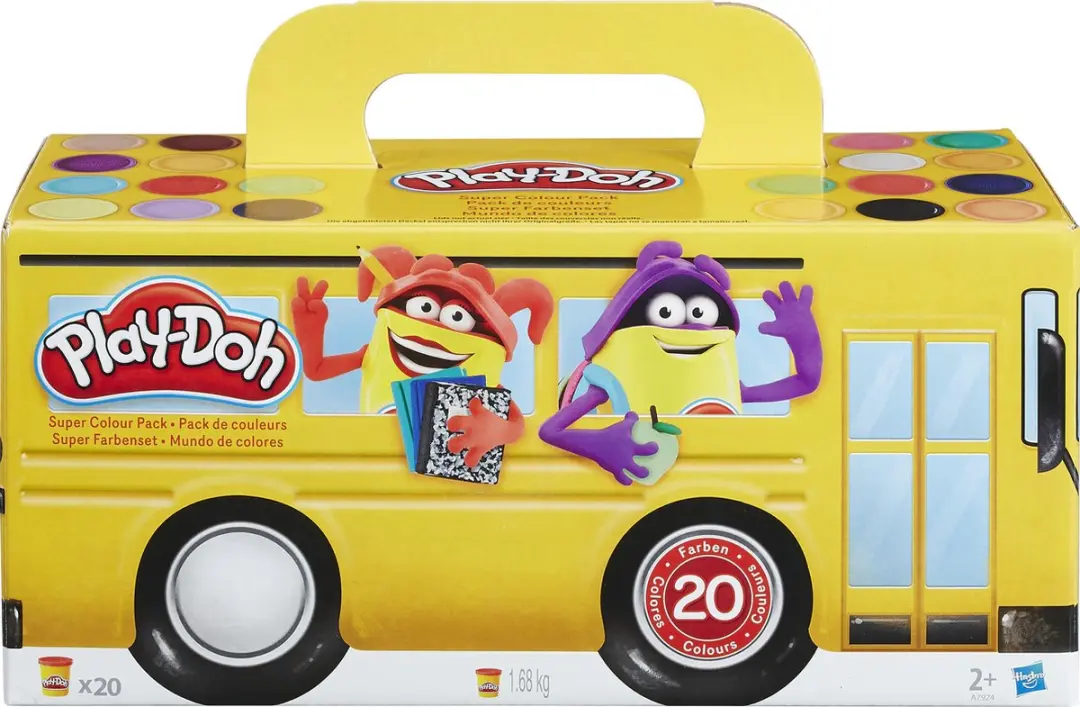 Play-Doh Super Color Pack 20 Stuks