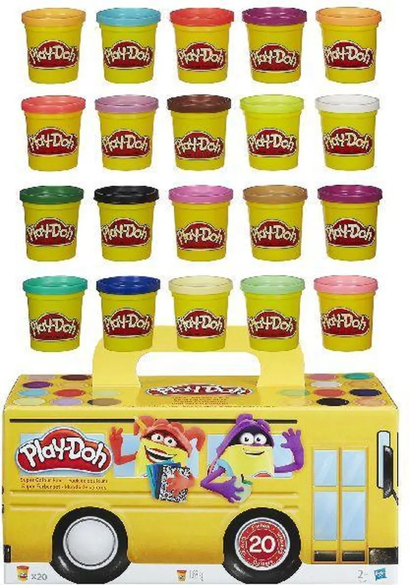 Play-Doh Super Color Pack 20 Stuks