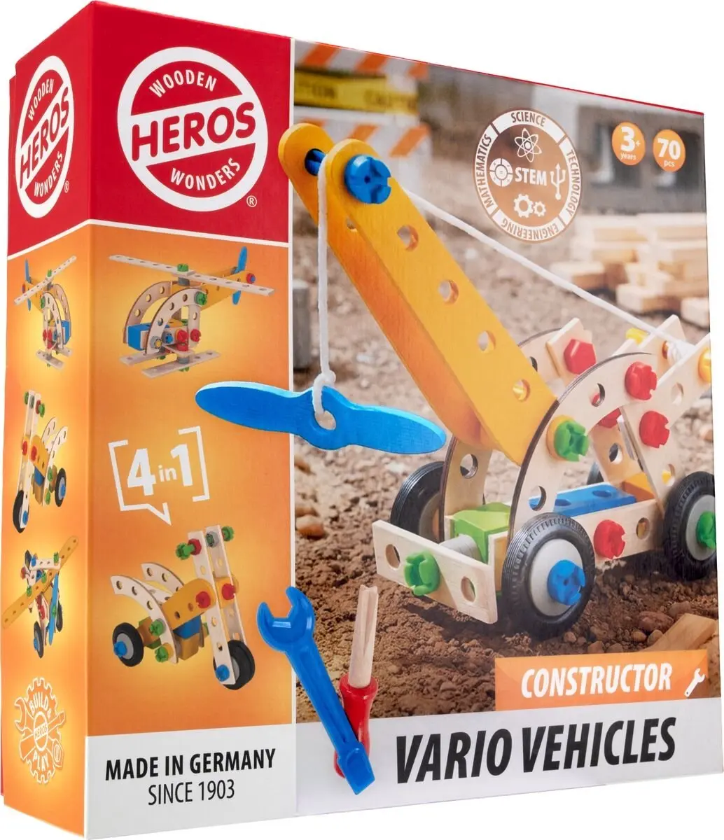 Heros Constructor Voertuigen 4-in-1