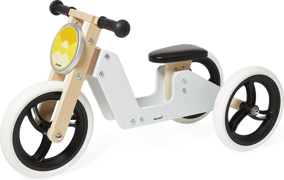 Janod Bikloon 2-in-1 Driewieler Loopfiets - Multi Color