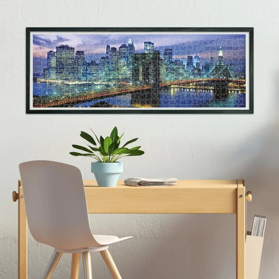 Clementoni New York Brooklyn Bridge Puzzle 1000 Stuks - 98x33cm