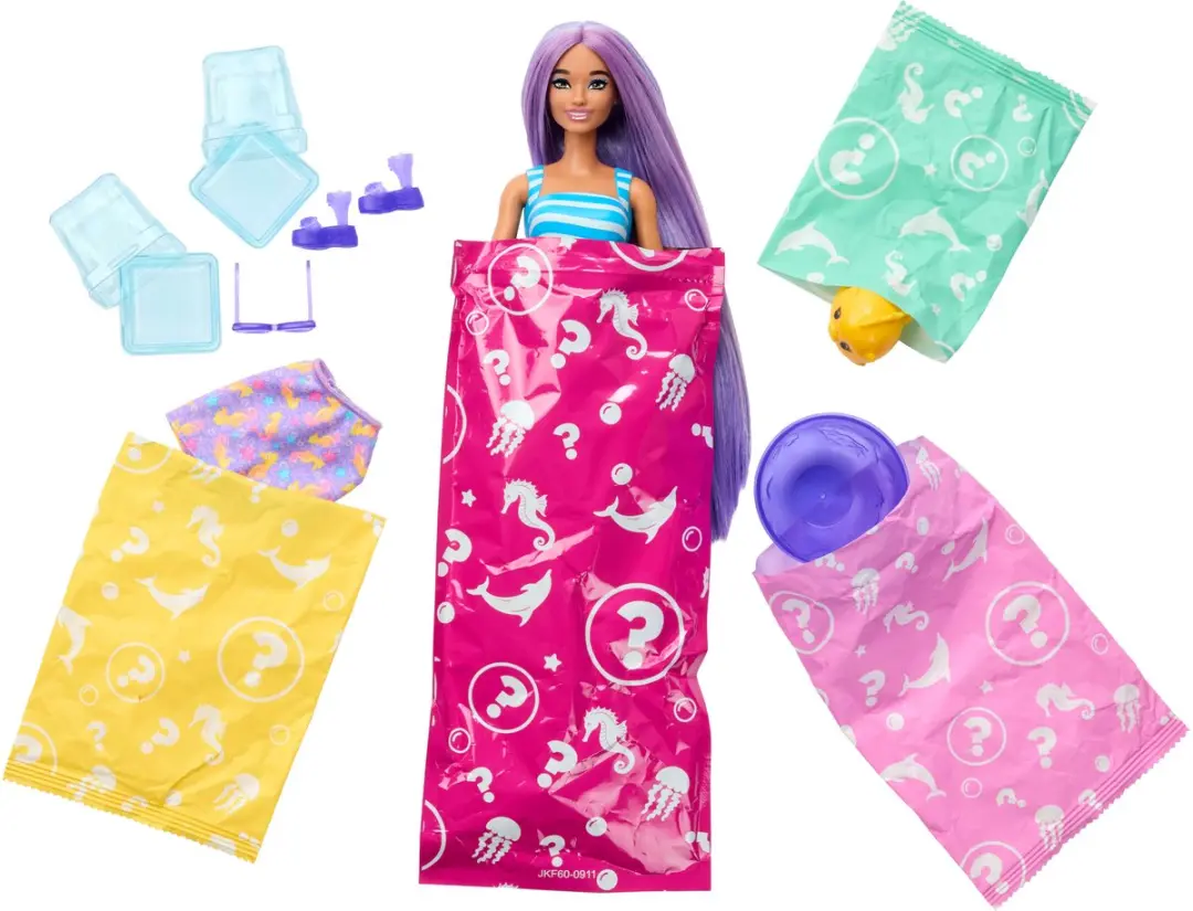 Barbie Pop Reveal Shake Cup JKF61 - Paars