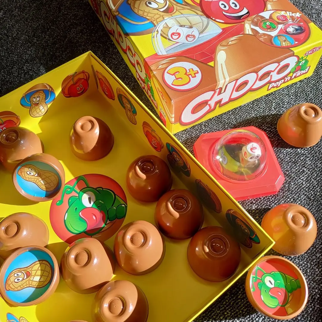 Tactic Choco Geheugenspel - Pop-O-Matic - 2-4 Spelers