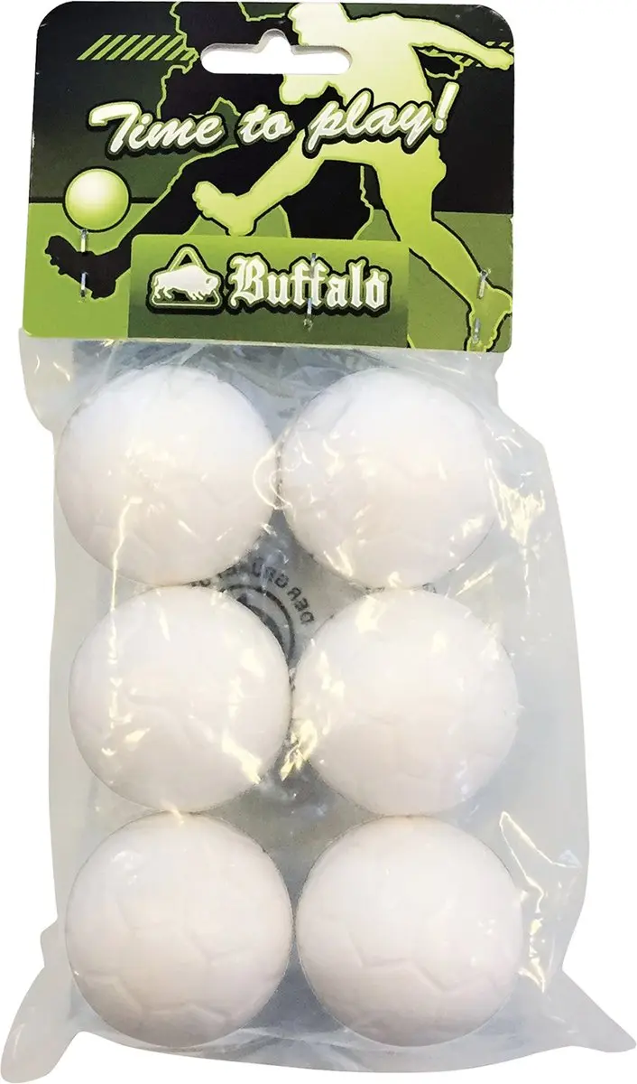 Buffalo Tafelvoetbalbal 36mm Wit