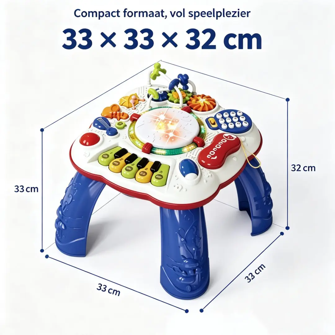 ECTEATOY Activiteiten Tafel - Blauw - afbeelding 3 van 6