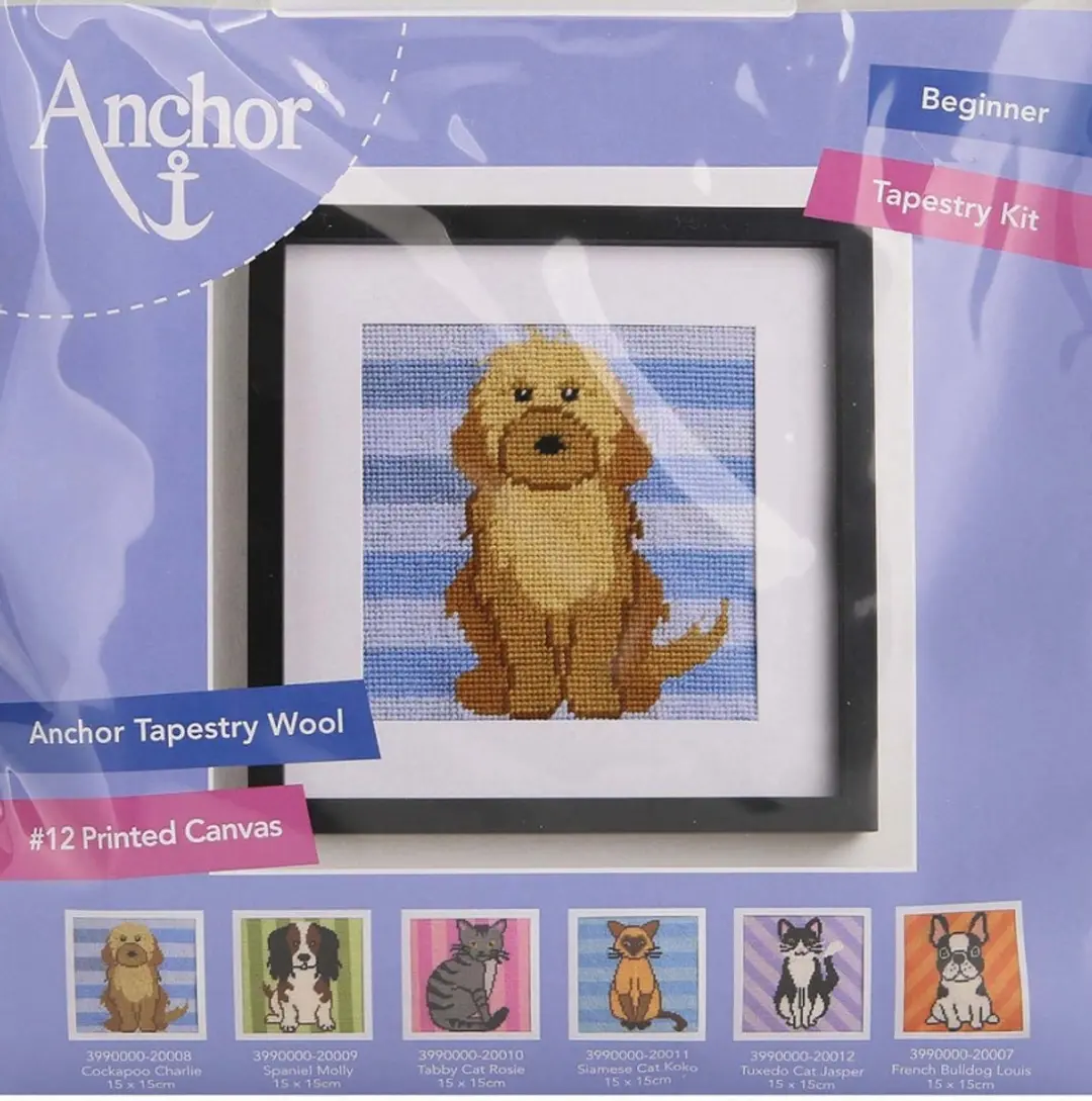 Anchor Borduurpakket Cockapoo Charlie