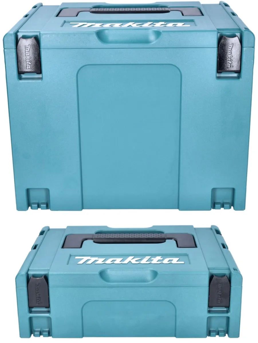 Makita MAKPAC Set 4x Transportkisten - Turquoise - afbeelding 2 van 5