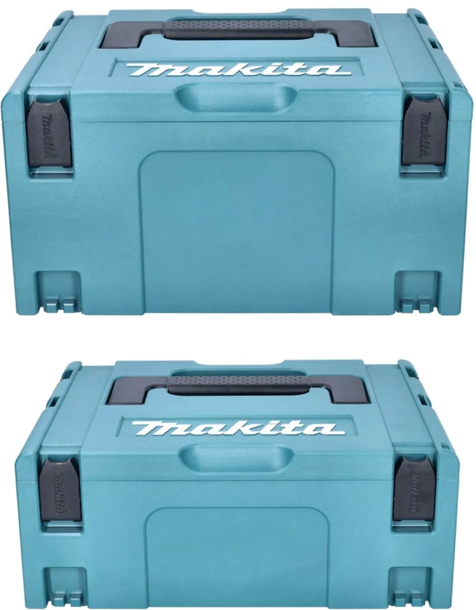 Makita MAKPAC Set 4x Transportkisten - Turquoise - afbeelding 3 van 5