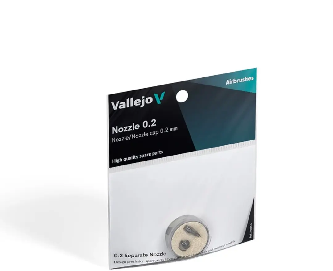 Vallejo Hobbypenseel Reserveset 0,2mm voor Innovator Profinish