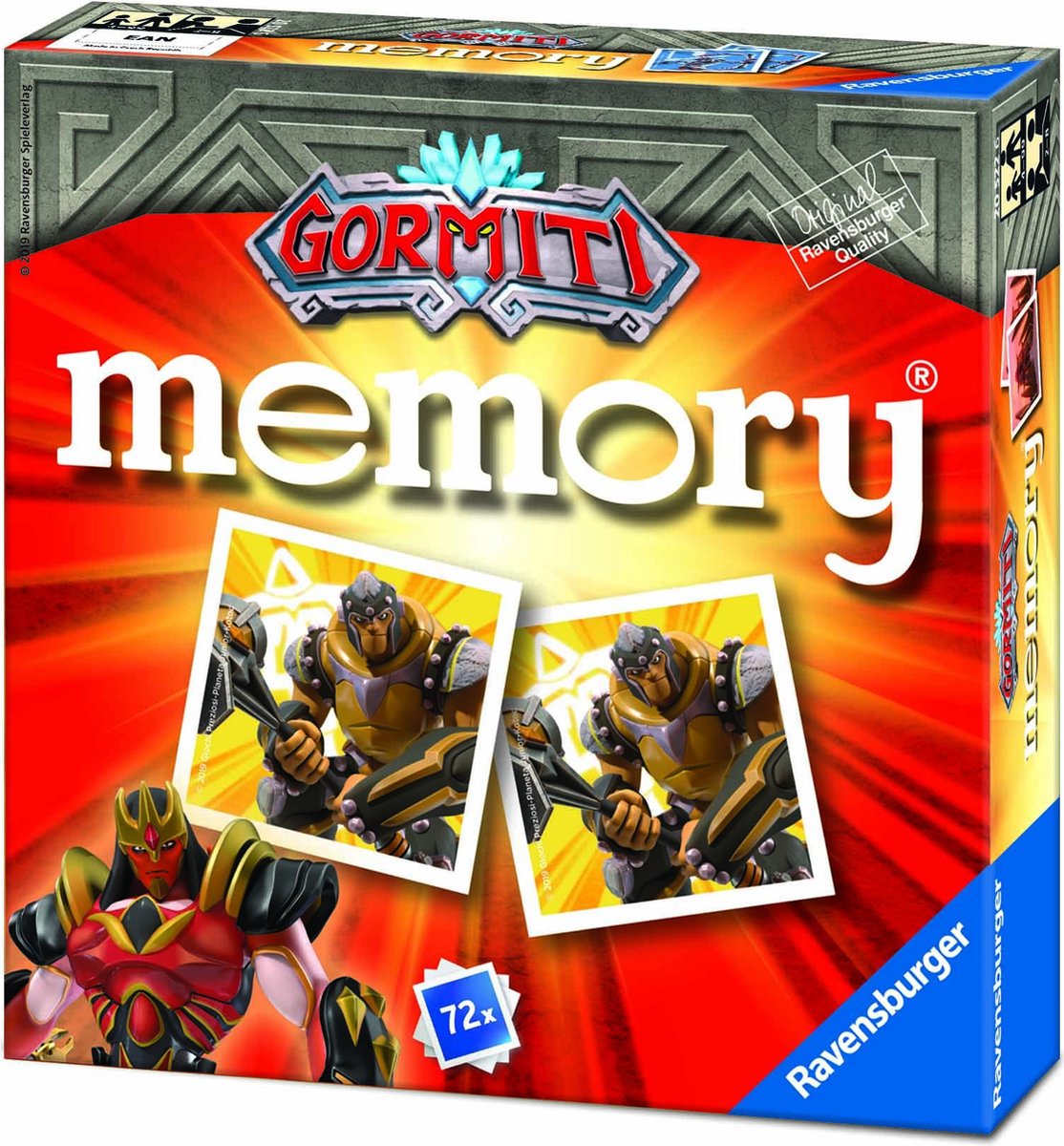 Ravensburger Gormiti Memory Kaartspel