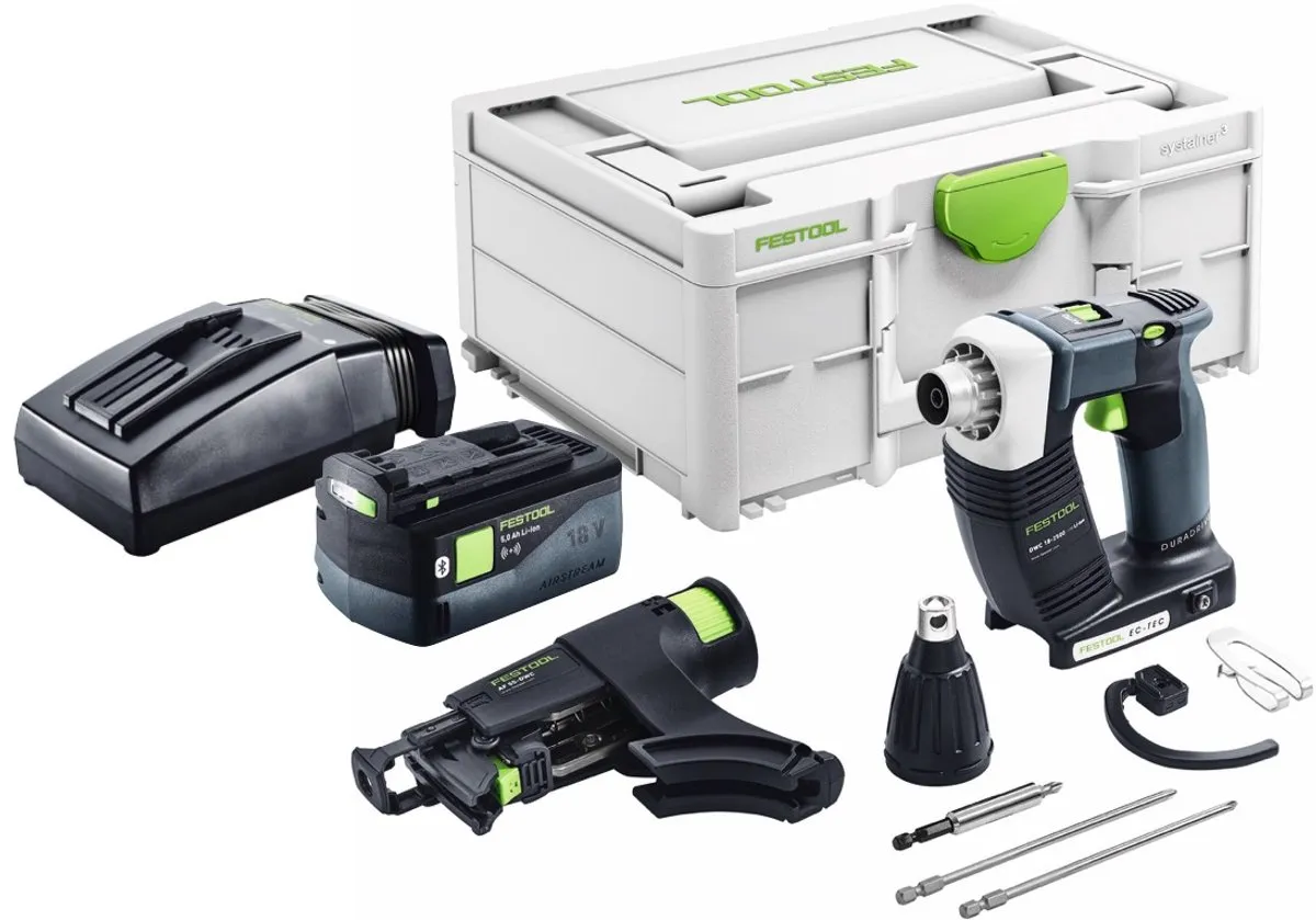 Festool DURADRIVE DWC 18-2500 Accuschroevendraaier 18V - 18Nm - Borstelloos - 20 Stuks - afbeelding 5 van 6