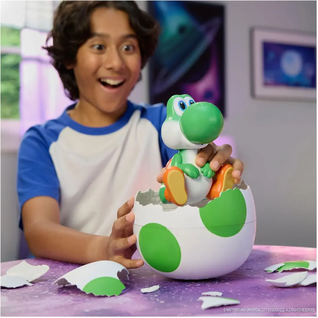Spin Master Super Mario Galaxy Movie Yoshi Ei - Speelfiguur - 3x AAA - Meerkleurig - afbeelding 6 van 6