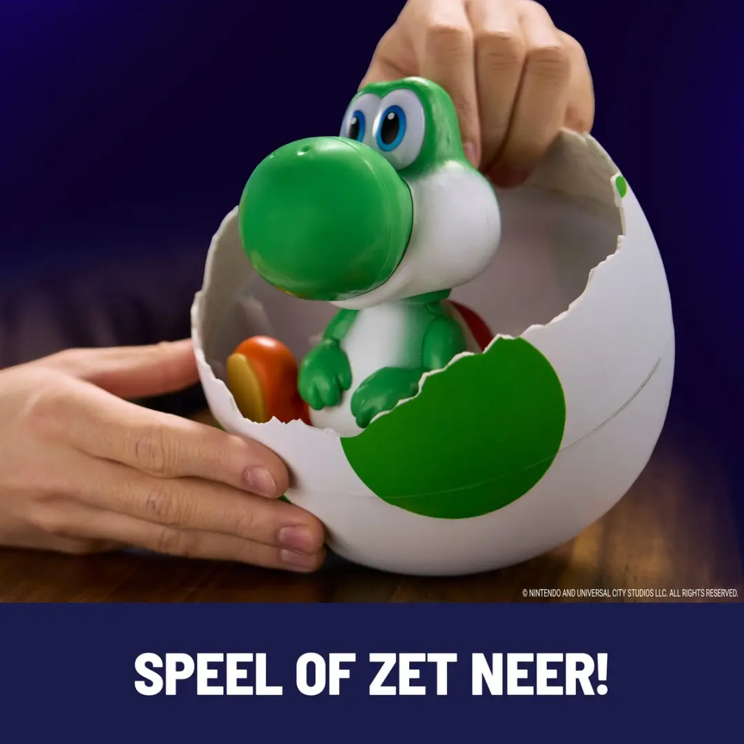 Spin Master Super Mario Galaxy Movie Yoshi Ei - Speelfiguur - 3x AAA - Meerkleurig