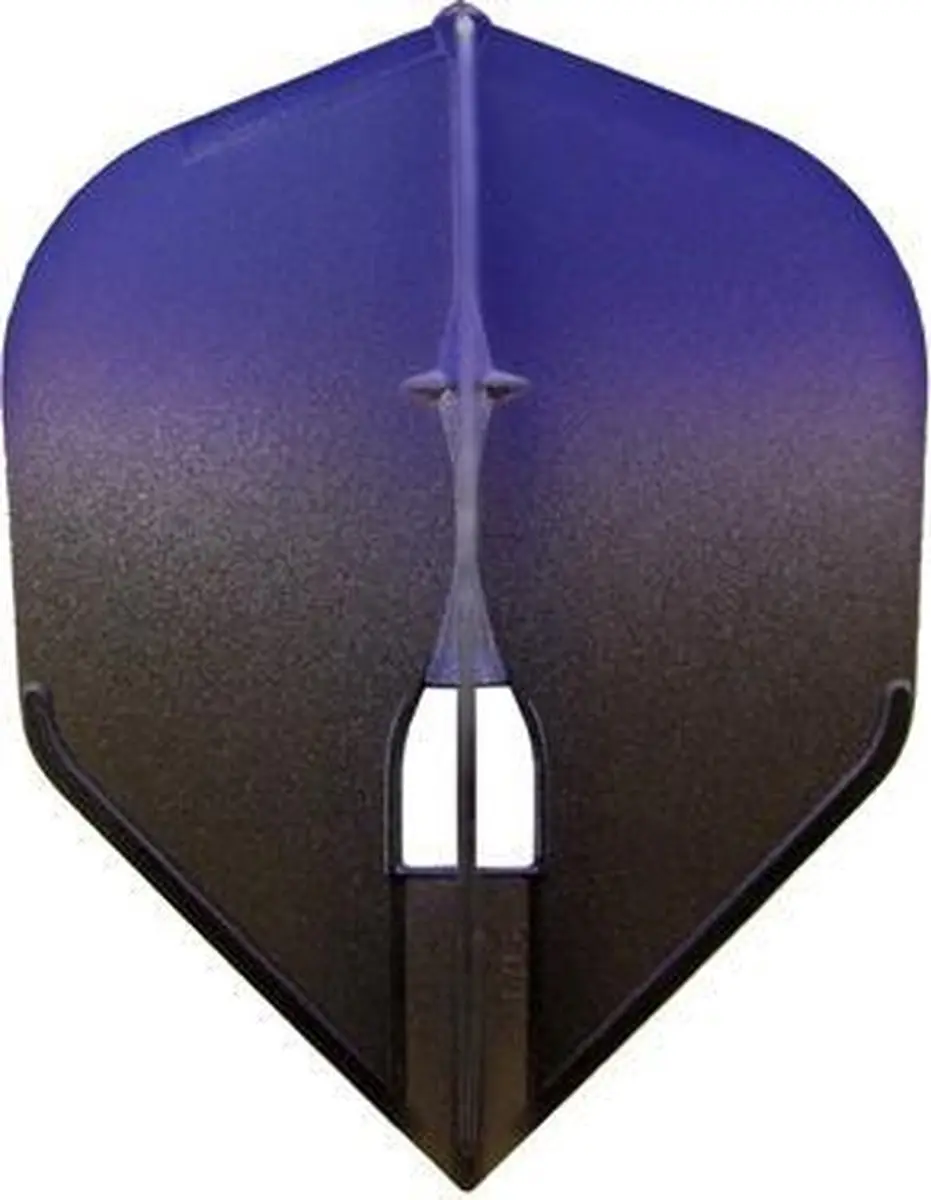 L-Style Champagne L3 Shape 2-Tone BK×Purple Dart Flights - 3 Stuks