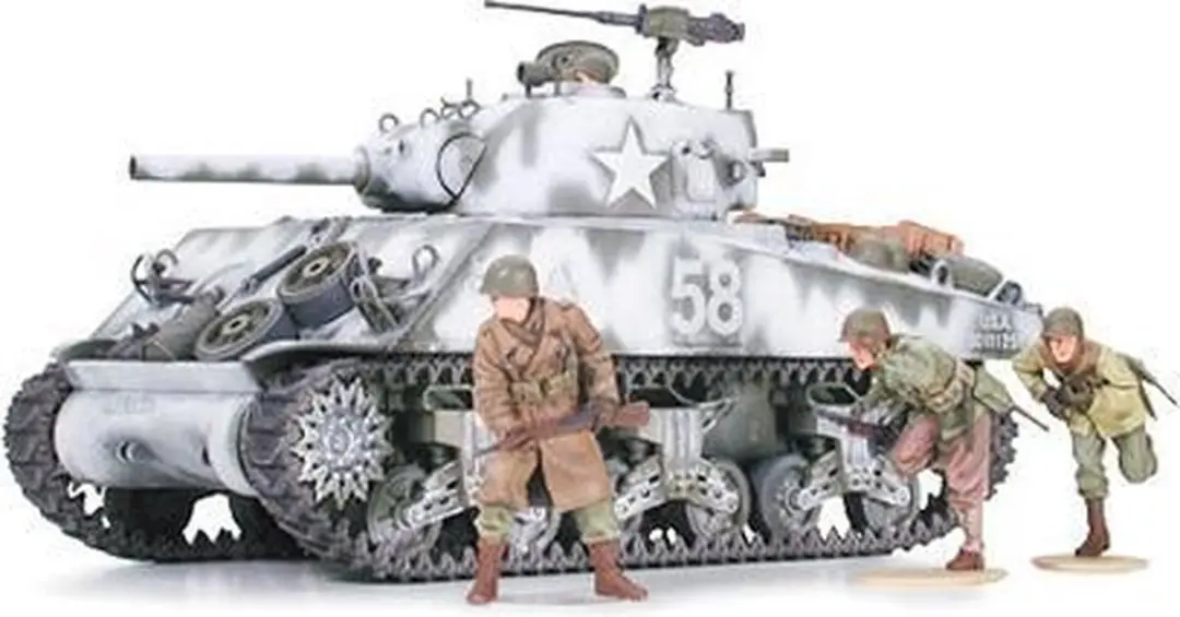 Tamiya M4A3 Sherman 105mm Howitzer 1:35 Modelbouwpakket
