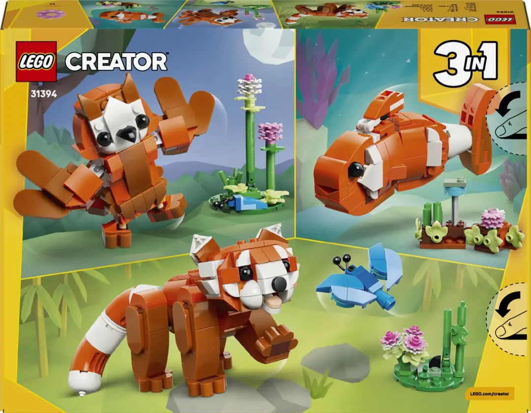LEGO Creator 31394 Rode Panda - 297 Stukken