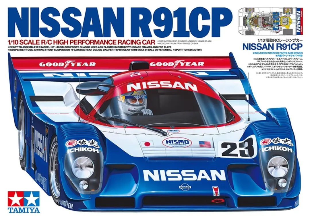 Tamiya 47531 RC Auto Nissan R91CP 1:10