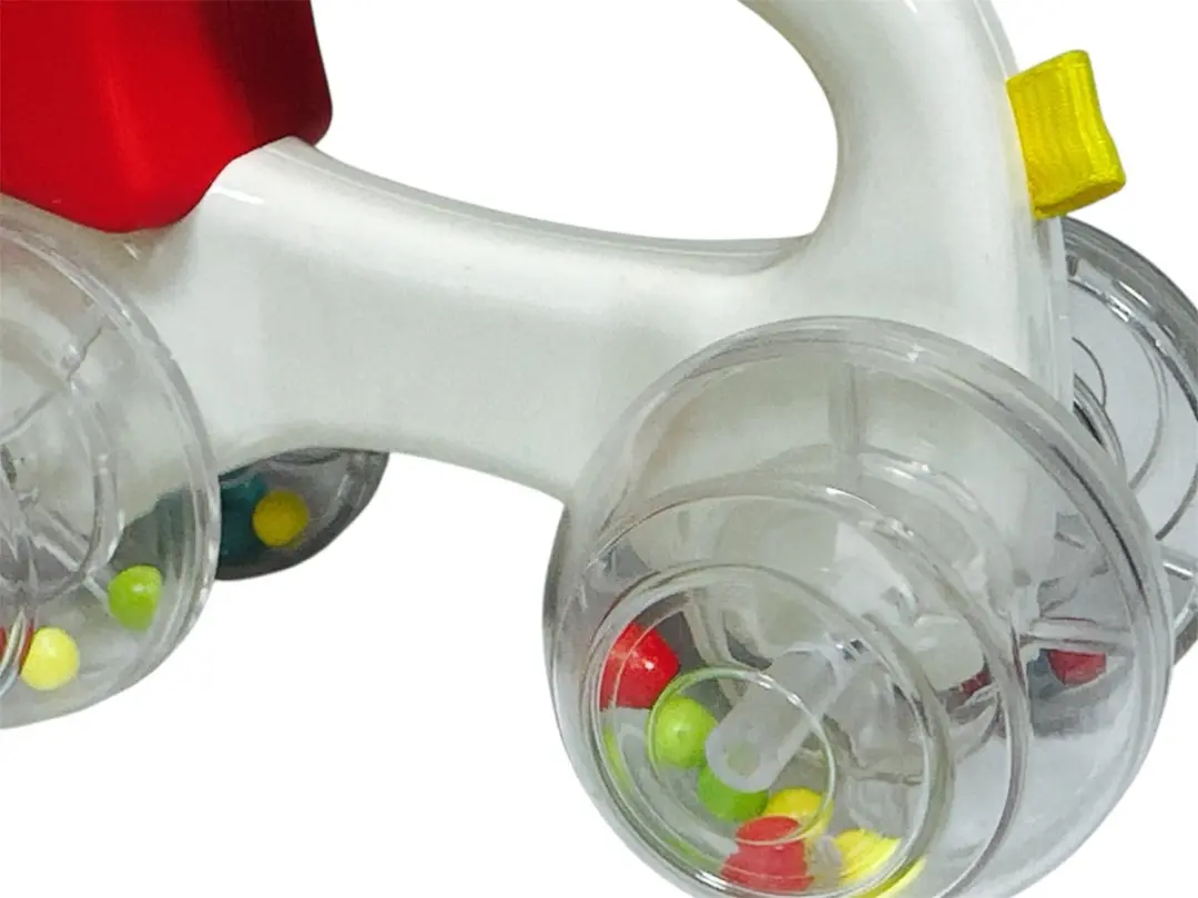 Ledy Toys Leeuwtje Rammelaar - Wit - afbeelding 3 van 4