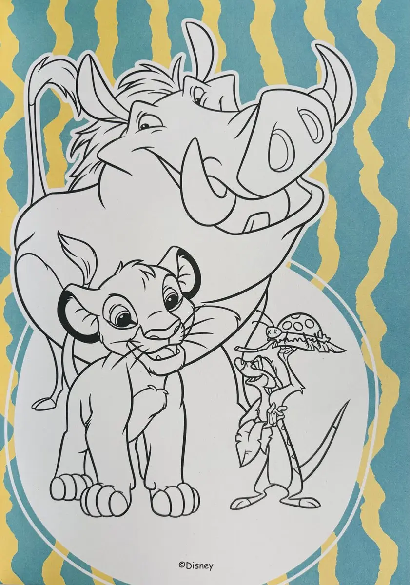Disney Lion King Kleurboek A4 - 48 Pagina's