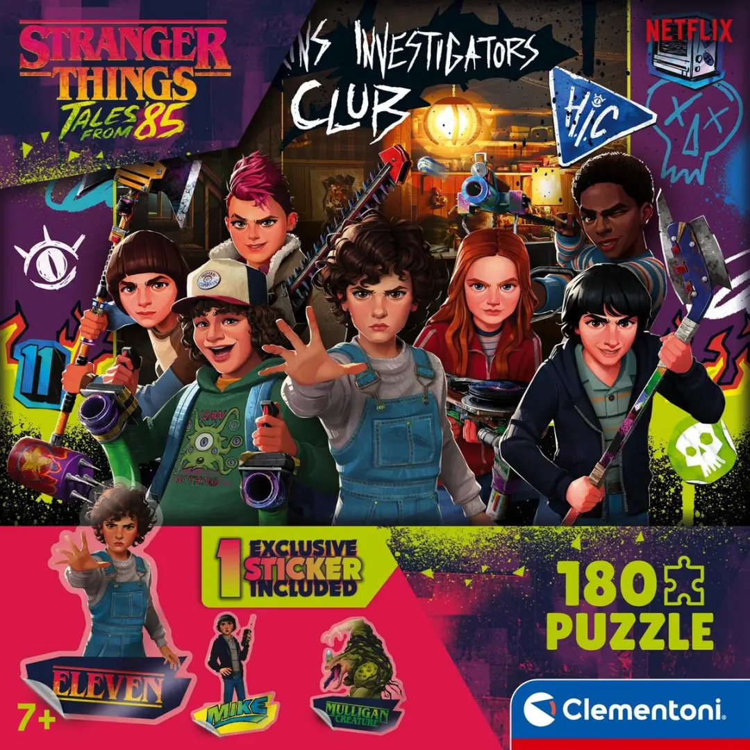 Clementoni Stranger Things Puzzel 180 Stukjes