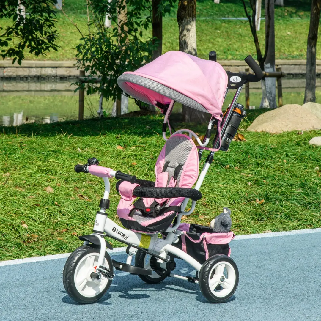ECTEATOY 6-in-1 Driewieler Roze - 25 kg