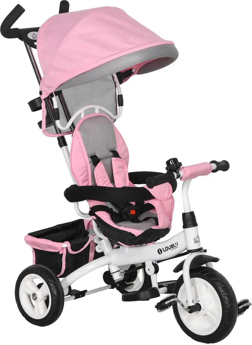 ECTEATOY 6-in-1 Driewieler Roze - 25 kg