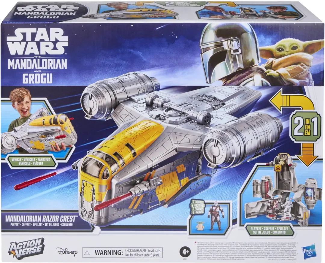 Hasbro Star Wars ActionVerse Mandalorian Razor Crest Speelset