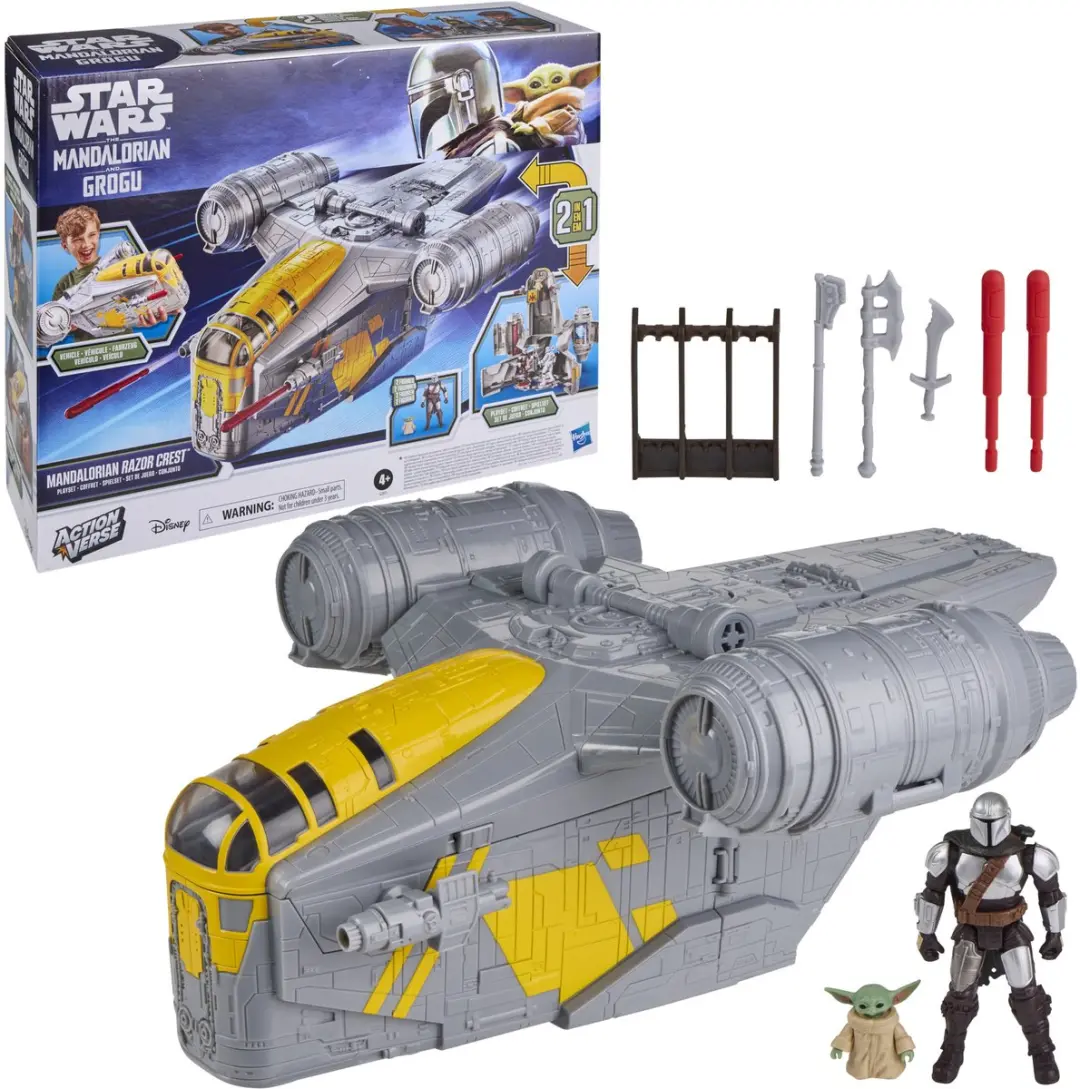 Hasbro Star Wars ActionVerse Mandalorian Razor Crest Speelset