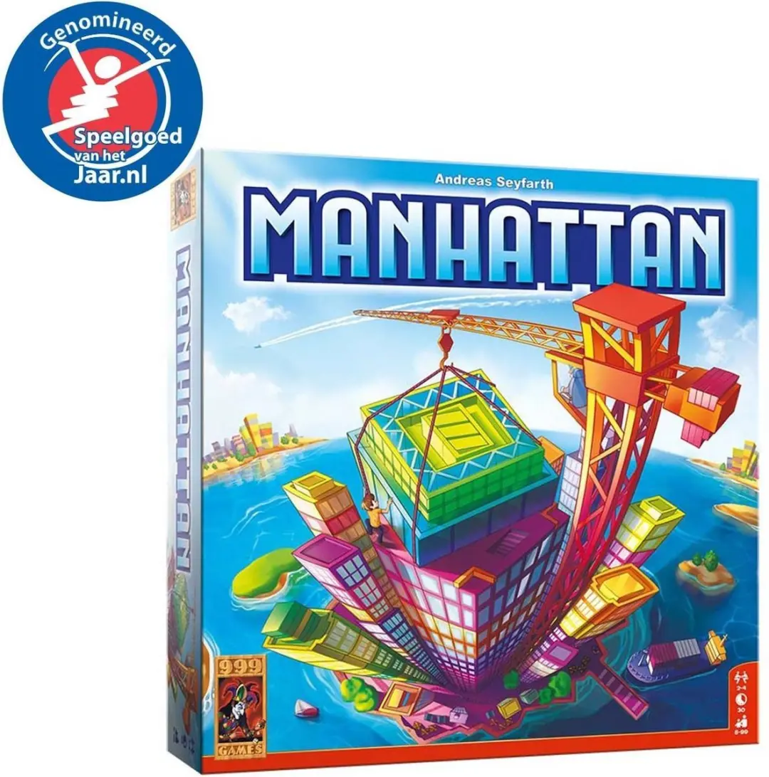 Manhattan Bordspel 999-MNH01 - 2-4 Spelers