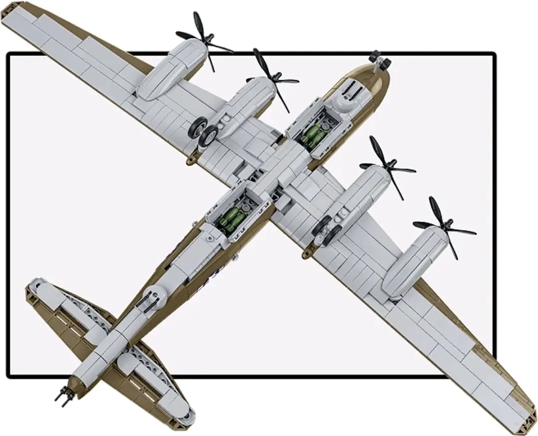 Cobi Boeing B-29 Superfortress 1050 Stenen - Bruin/ Groen