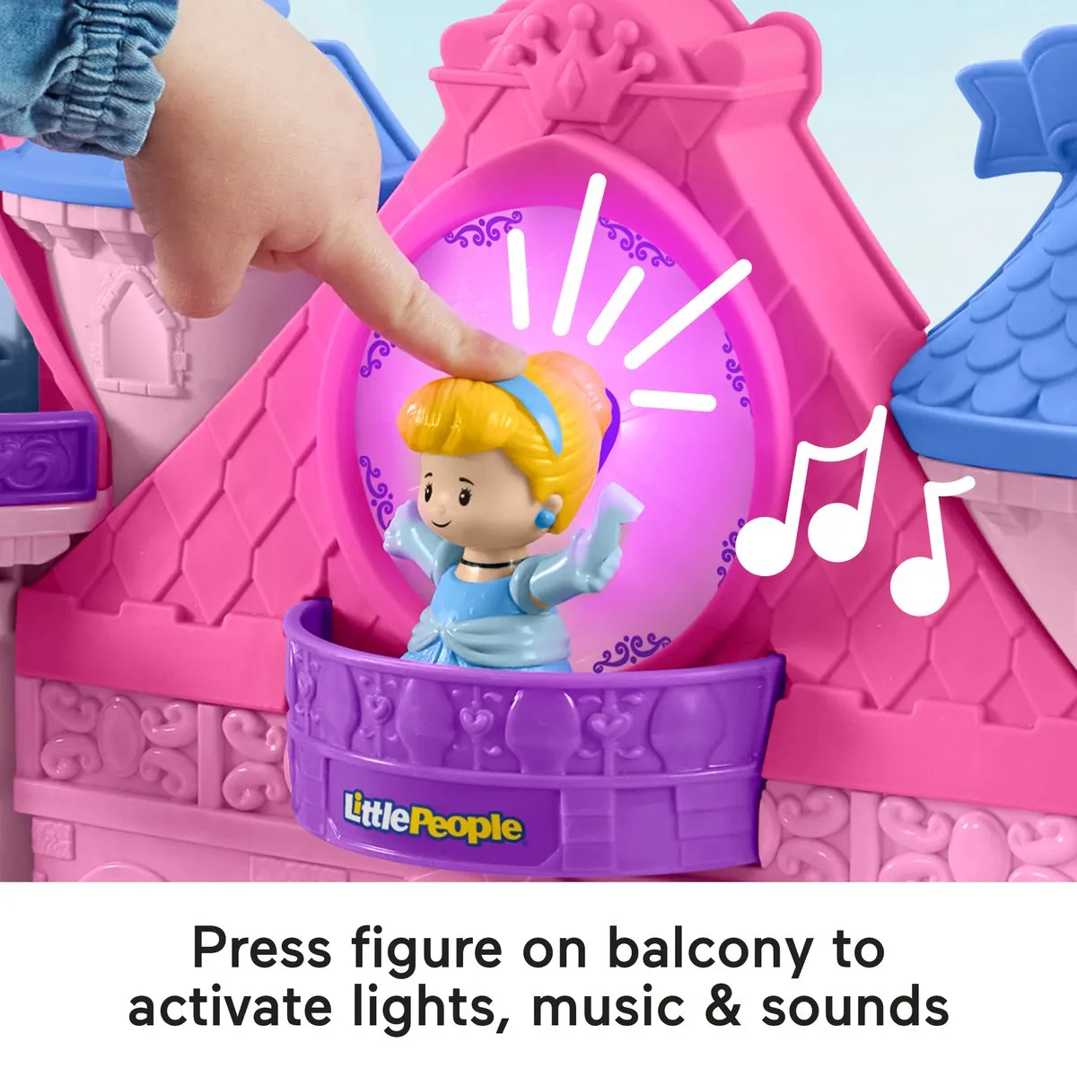 Fisher-Price Little People Disney Prinses Magisch Kasteel HND55 - Speelfigurenset