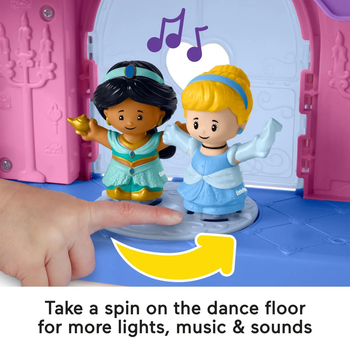 Fisher-Price Little People Disney Prinses Magisch Kasteel HND55 - Speelfigurenset