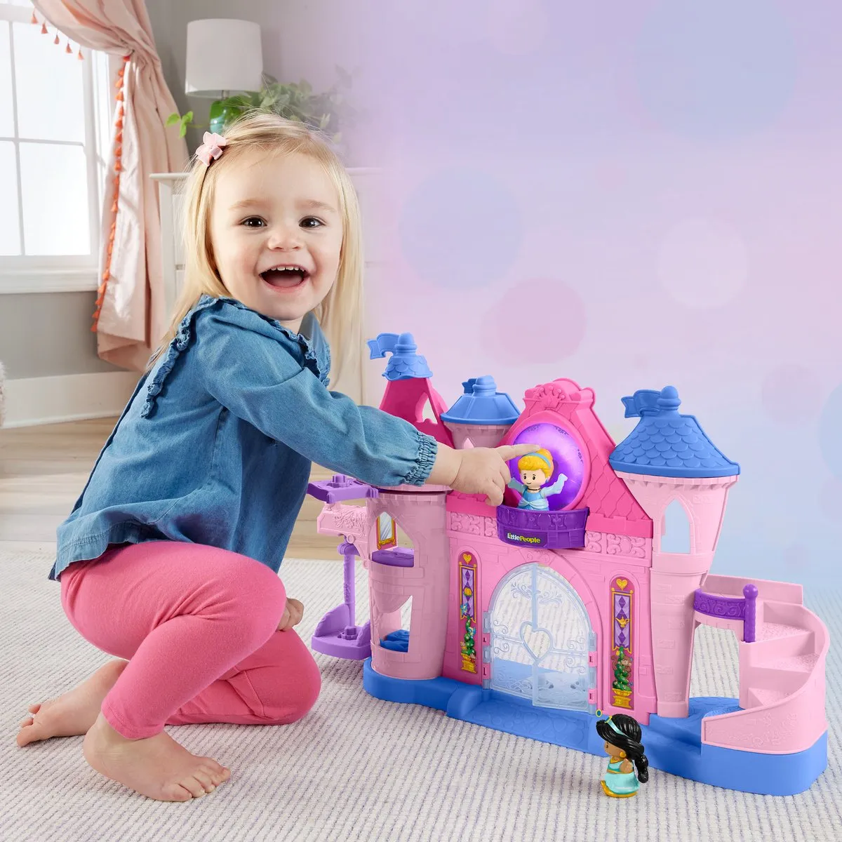 Fisher-Price Little People Disney Prinses Magisch Kasteel HND55 - Speelfigurenset - afbeelding 6 van 6