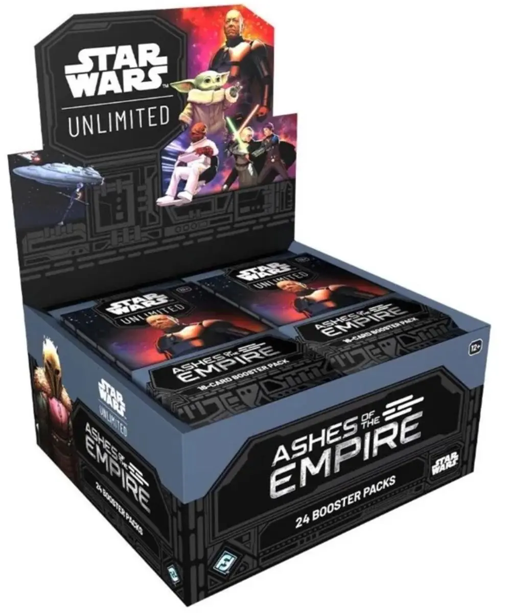 Fantasy Flight Games SWU Ashes of the Empire Booster Display