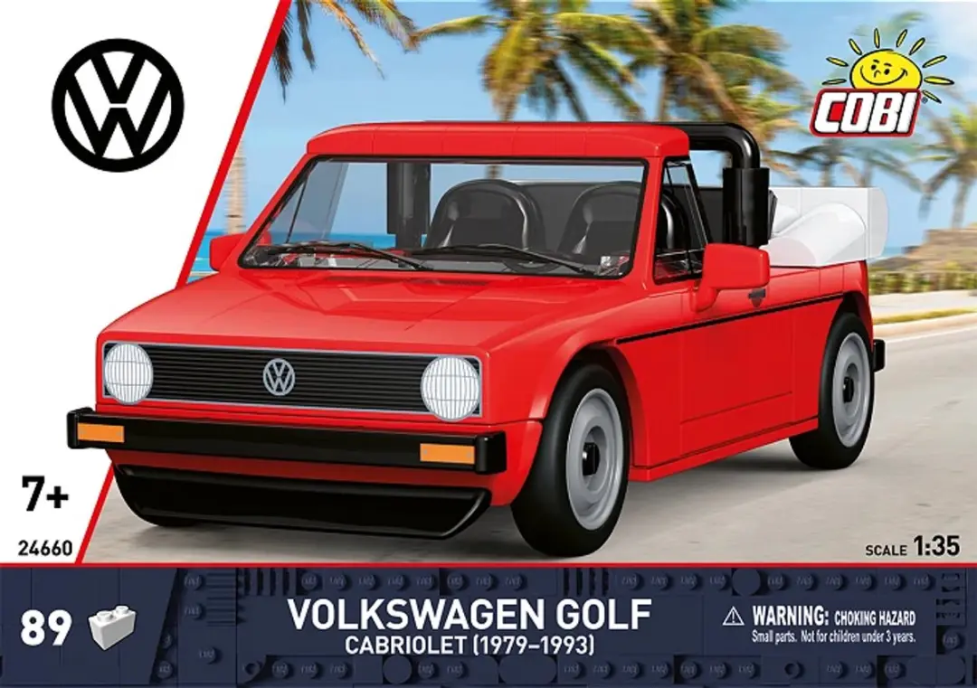 Cobi Volkswagen Golf Cabrio 1979-1994 Bouwpakket - 63 Onderdelen