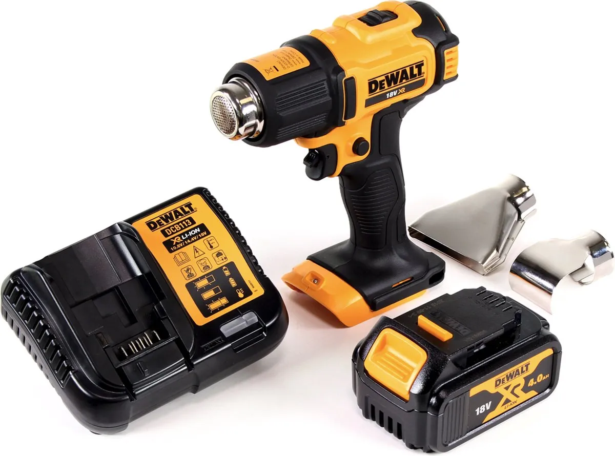 DeWalt DCE530M1-QW Heetluchtpistool 18V - 530°C - 2 standen