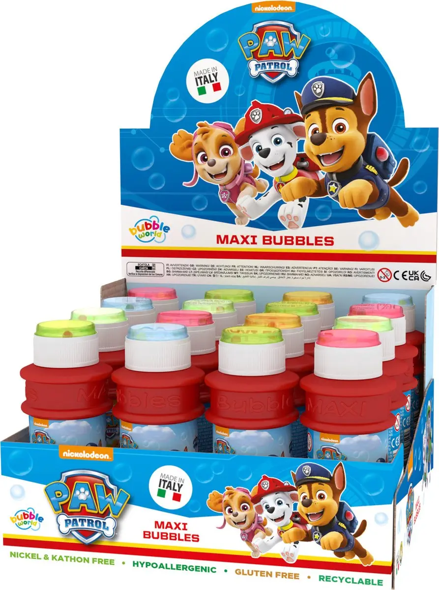 PAW Patrol Bellenblaas 175ml - Multi/Rood