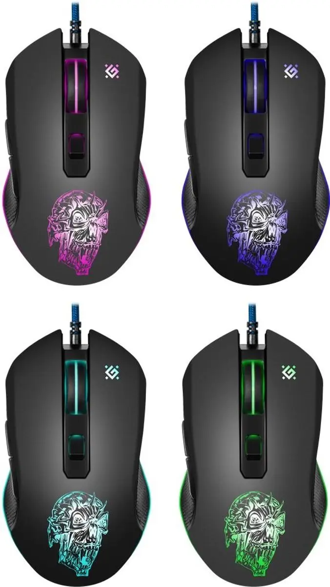 Defender Sleipnir GM-927 Gaming Muis - 12800DPI - 6 Knoppen - Zwart