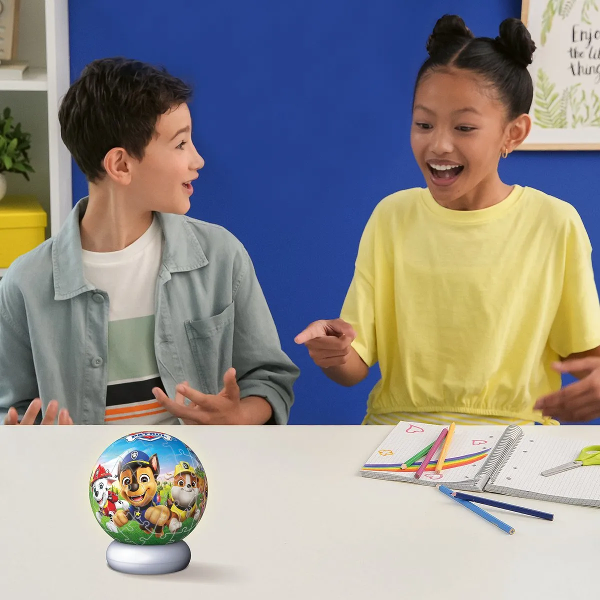 Ravensburger Paw Patrol 3D Puzzle-Ball Nachtlicht - 73 Stukjes